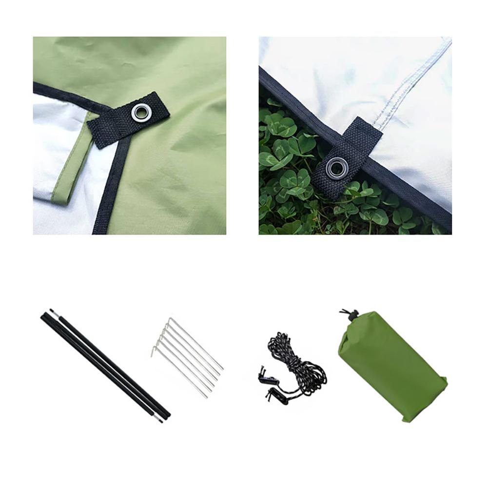 Outdoor Folding Windscreen Oxford Cloth Camping Picnic Beach Screen Panel Partition Wall Divider