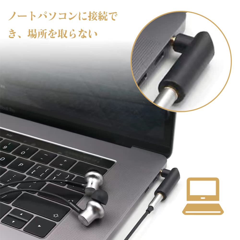 Stereo Mini Plug Audio Conversion Adapter Stereo Mini Plug 90 Degree Mini Jack Conversion Connector Audio Adapter Compatible with L-shaped 3.5mm