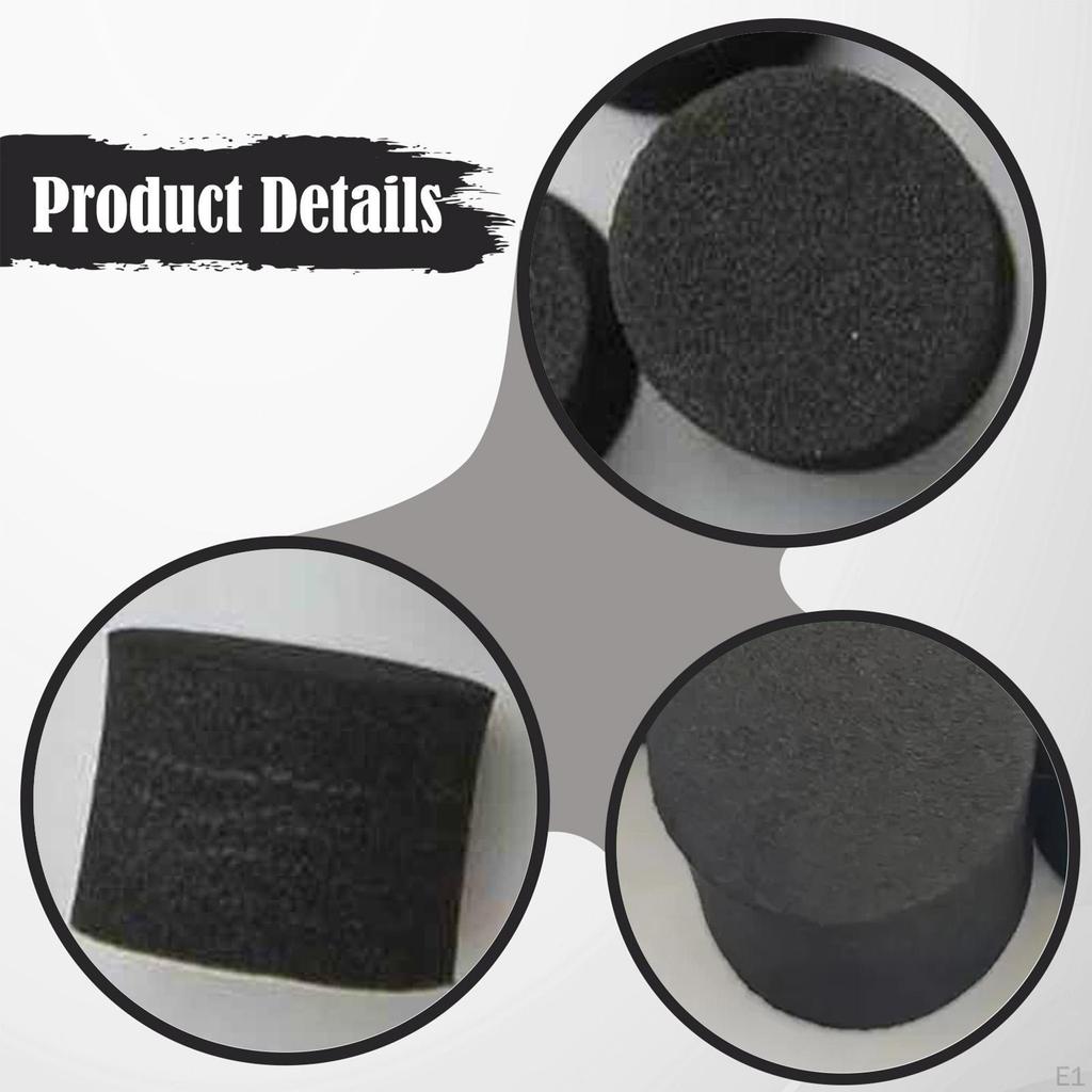 Electric Drum Sponge Foam Accessories for Training Black Drumming Exercises Lightweight Easy