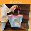 Dopamine Large Capacity Canvas Shoulder Bag For Casual Outings