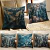 Beautiful Cloud Chess Picture Cushion Cover Pillowcase Antidustmite Living Room Sofa Decor Cushion Room