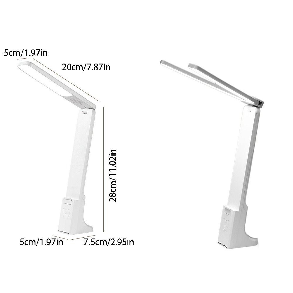 Multi Angle Adjustable Book Reading Light USB Charging Touch Control LED Desk Lamp Eye Protection Stepless Dimming Bedside Lamp
