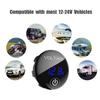 DC 5V-48V  LED Panel Digital Voltage Voltmeter Meter Battery Capacity Display Volt with Touch ON/OFF Switch for Car Boat Marine