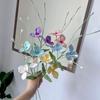 Finished Knitted Bouquet Multicolor Artificial Flower New Knitting Sunflower  Mother's Day