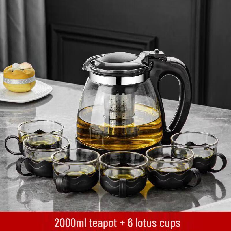High-Temperature Explosion-Proof Glass Teapot