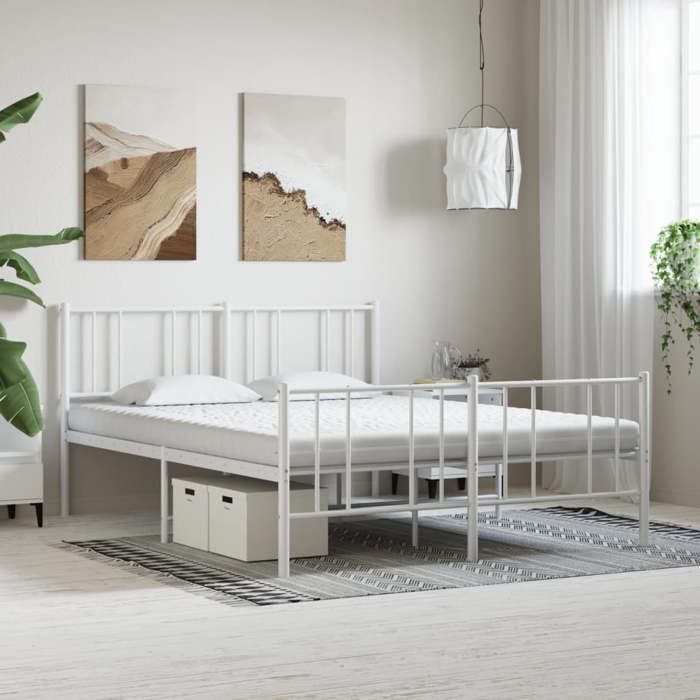 VidaXL Matelas en mousse blanc 160x220 cm 7 zones dureté 20 ILD,matelas de lit,matelas de lit de jour,matelas en mousse 4016659