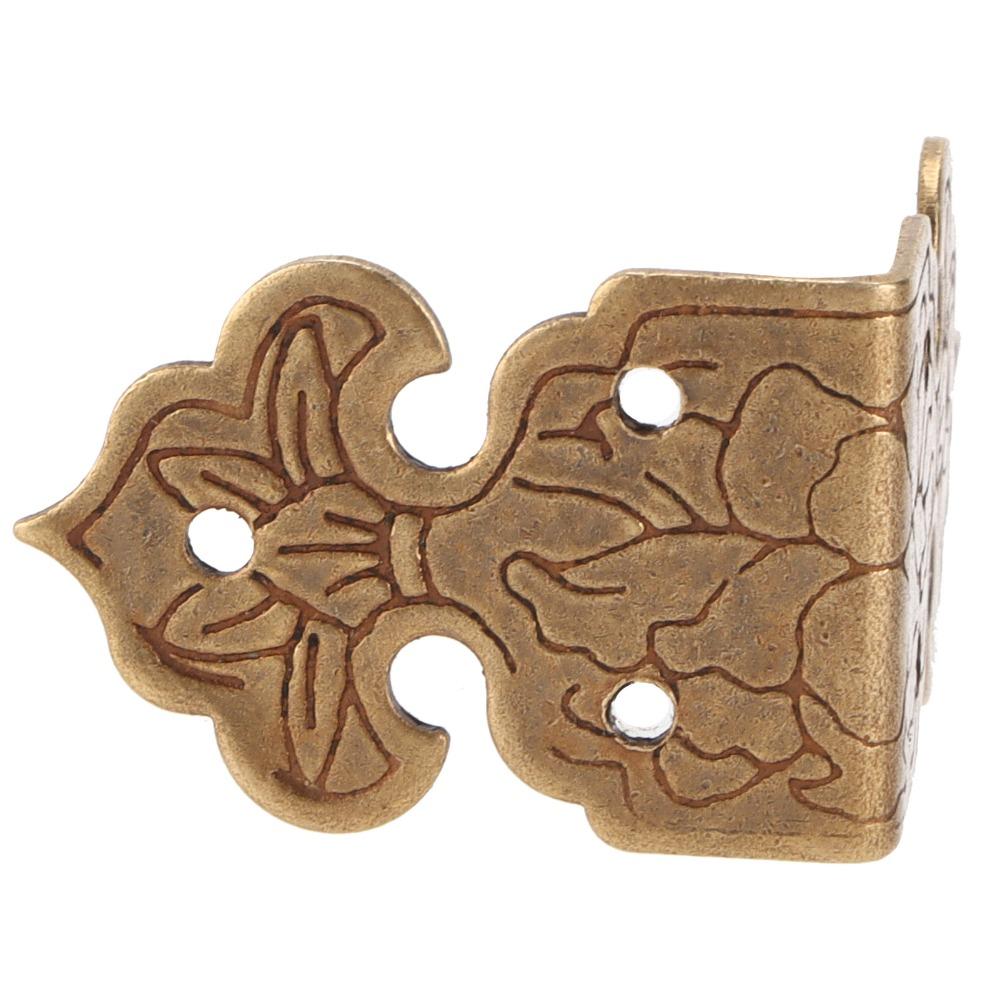 10 Sätze Winkel Kupfer Eckenschutz Bronze Messing Kasten Eckenschutz Vintage Möbel Eckenschutz Möbel