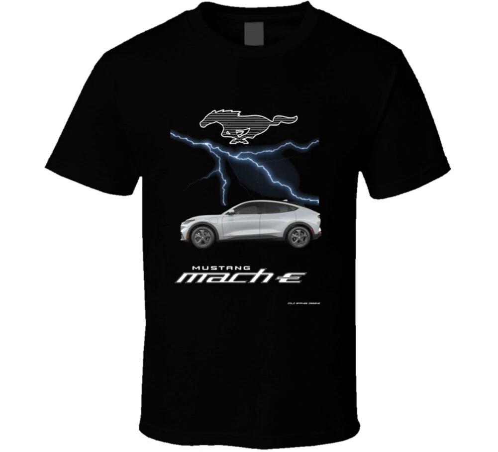 

Mustang Mach E New 2021 Electric Ponycar Gift T Shirt 4XL