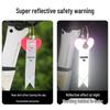 Reflective Bicycle Seat Cushion Streamer - Night Riding Safety Ornament and Backpack Decoration.