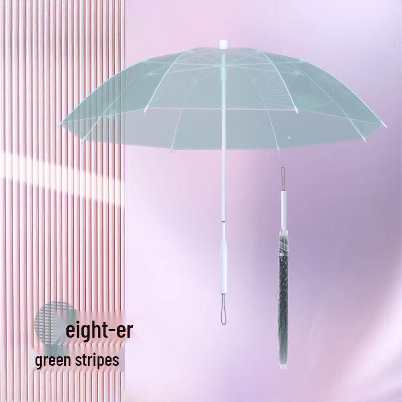 

Large Long-Handle Transparent Double Umbrella