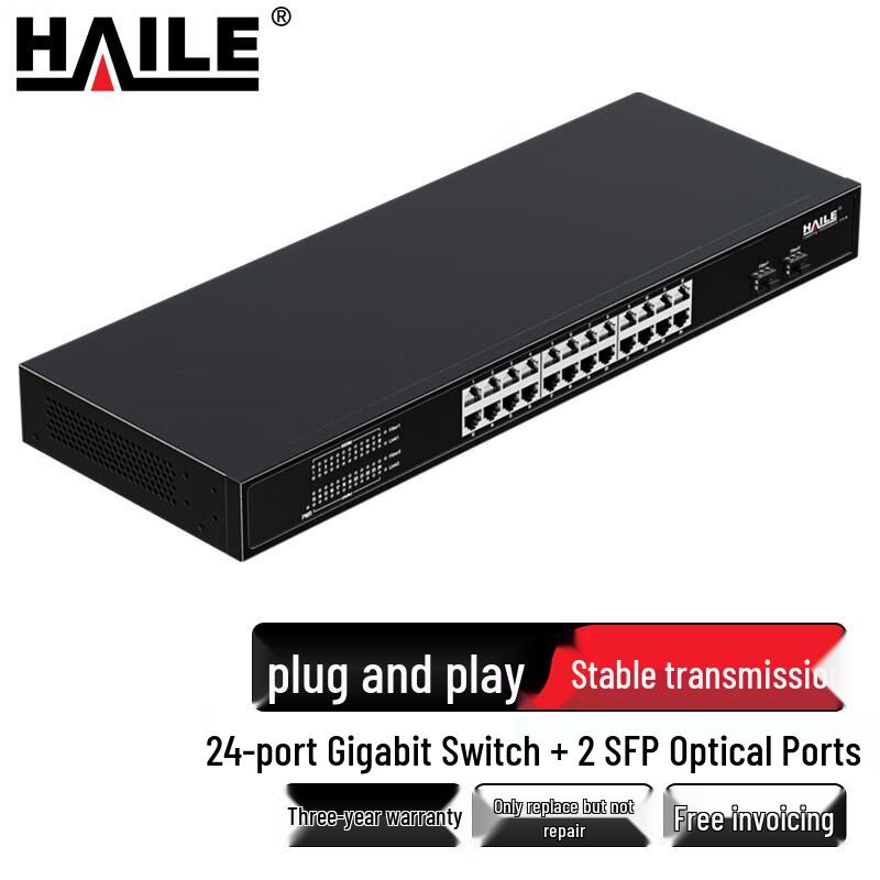 

HAILE 24-Port Gigabit Ethernet Switch