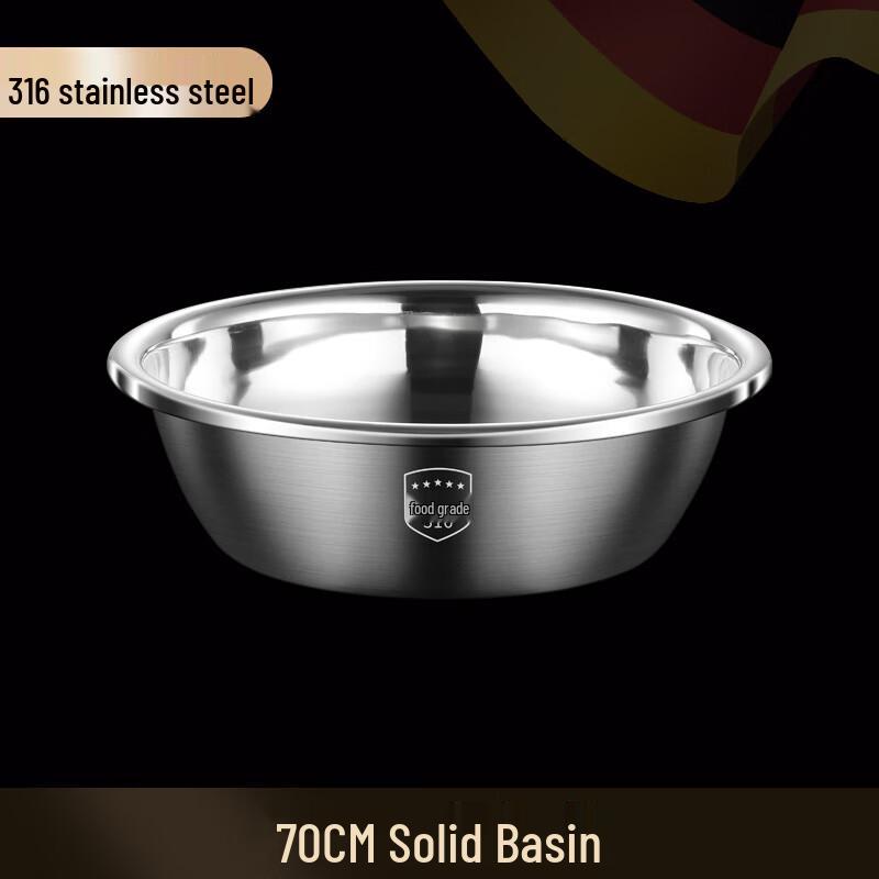 Large 316 Stainless Steel Multipurpose Kitchen Bowl
