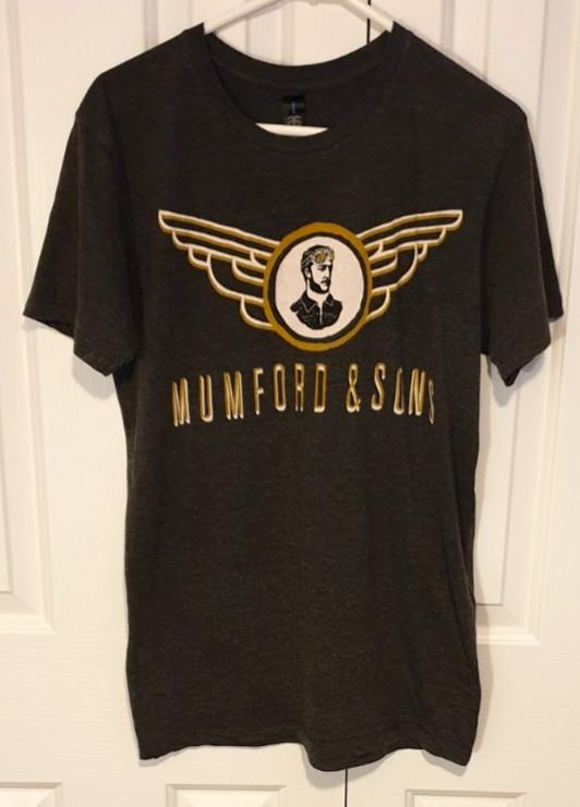 MUMFORD amp SONS 2015 Australia amp NZ Tour Music Tee TShirt Charcoal Size Small. Unisex T-Shirt L