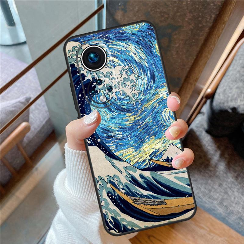 

Paintings Starry Night Van Gogh Case For Honor X6a X7a X8a X9a X9b X7 X8 X9 8X 9X Cover For Honor Magic 5 Lite 50 70 90 Honor X7a