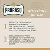 PRORASO Beard Oil Wood Spice aftershave treatment styling made Italy 30mL (x 1) softens protects long coarse beards scent softener men.