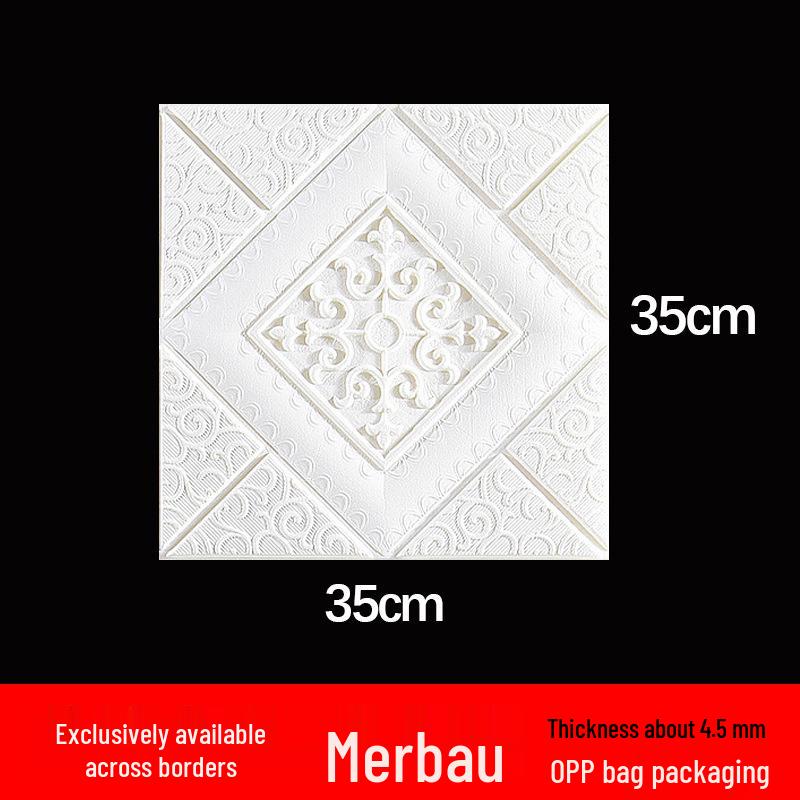 Wasserdichte selbstklebende Schaumstoff-Sticker für Decke & Wand - Feuchtigkeitsbeständige Dekorations-Tapete