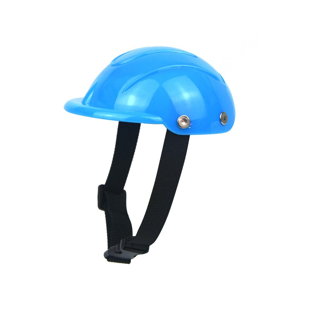 

Защитные шлемы для собак, головные уборы для кошек и собак, мотоциклетные шапки для домашних животных, головные уборы, игрушечные шапки для домашних животных S синий