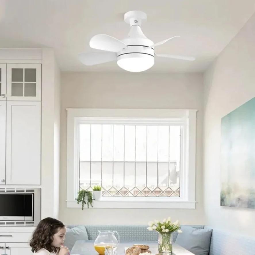 60W LED Ceiling Fan Light Fan Ceiling Light With Remote Dimming Function Suitable For Living Room Study And Home Use Fan Light