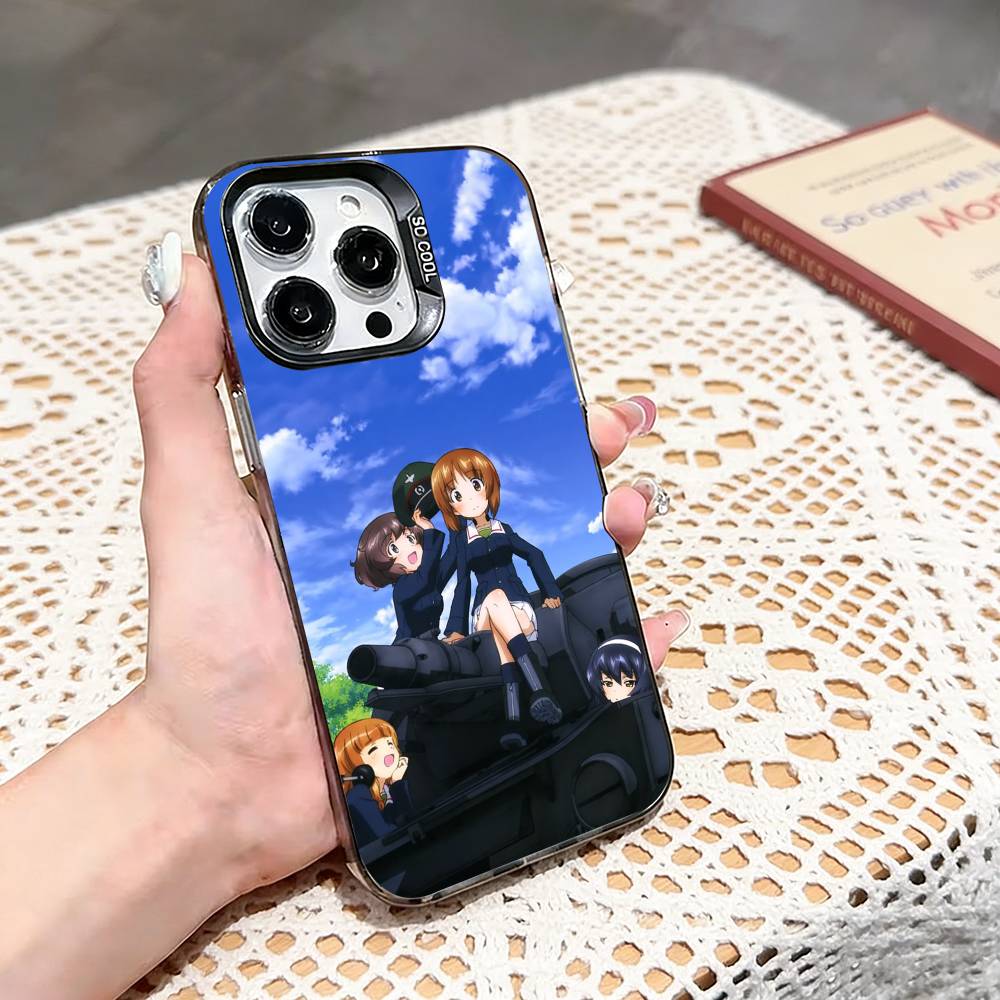G-GIRLS U-Und P-PANZER-ES Phone Case For iPhone 17,16,15,14,13,12,11 Plus,Pro Max,XS,Colored silver phone case iPhone16promax