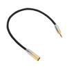 Gold Plated Professional Audio Cable Plug and Play 3.5mm to Mini XLR Adapter  Camera Audio