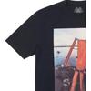 Palace Slick T-Shirt With Oil Painting Robot One Piece Peibo Print Short Sleeve Men Tops Black P16TS077