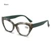 Reading Glasses Spring Hinge Classic Print Flower Frame Men and Women HD Reader Eyeglasses Diopter +1.0+2.0+3.0+4.0 Óculos