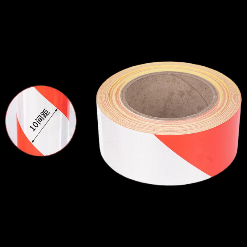 DAXTE Red/White Reflective Warning Tape