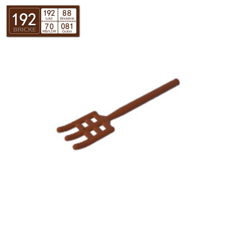 BRICKE 4496-95345 Lego-Compatible MOC Accessories Building Block Fork 50g (~85 pcs)