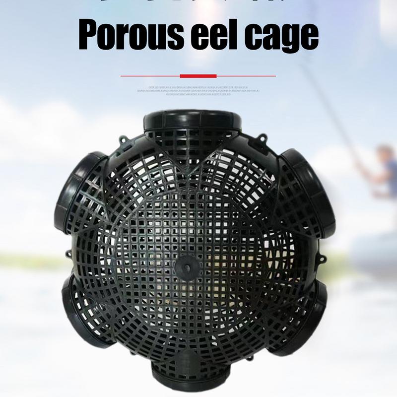 8/6/3 Holes Crayfish Fishing Trap Catch Loach Lobster Yellow Eel Cage Portable Crab Fishing Net Multi-Hole Shrimp Catcher Cage