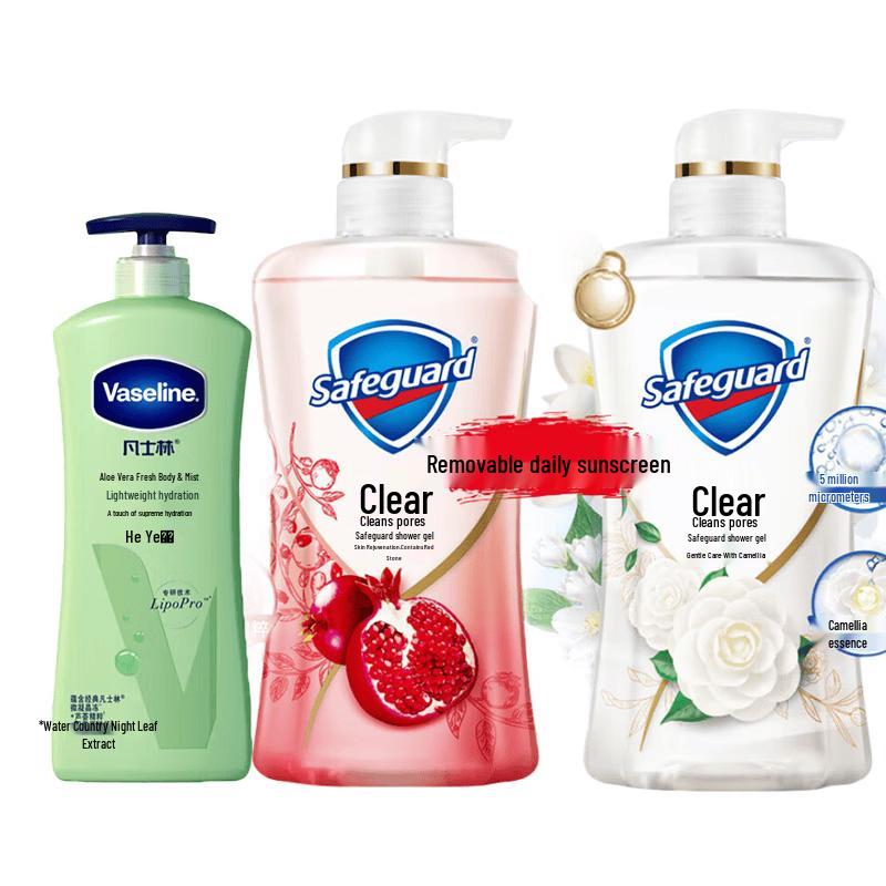 Vaseline Aloe Fresh Body Care Trio Set
