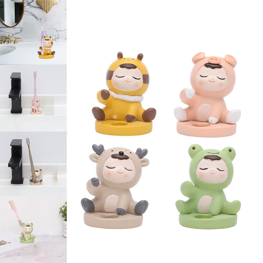 Funny Toothbrush Holder Stand Organizer Toothbrushes Storage Rack for Hotel Bathroom Vanity