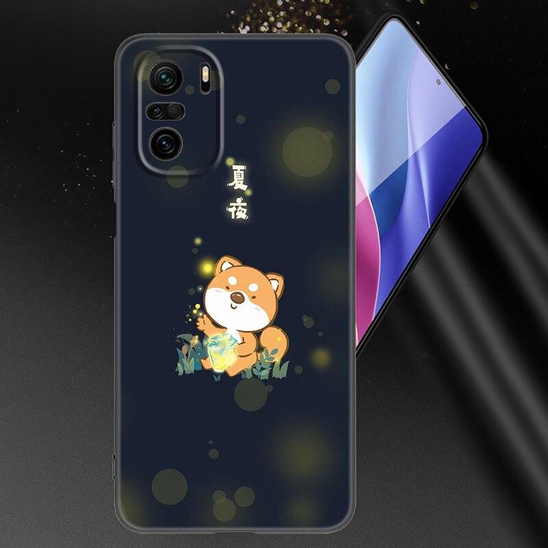 Cute Corgi Dog Phone Case For Xiaomi Mi POCO X3 NFC GT M4 M3 12 11T 10T Pro A3 11 Lite NE 5G 12X 11i F3 Soft TPU Black Cover