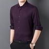 Spring and Autumn New Dad Long-sleeved Shirt Middle-aged Men's Tops Men's Daily Inch Sweater Wool Cardigan Casual Shirt