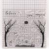 Transparent TPR Stamp Rectangle Silicone Stamp Paper Craft Transparent Stamp  Handcraft Lover