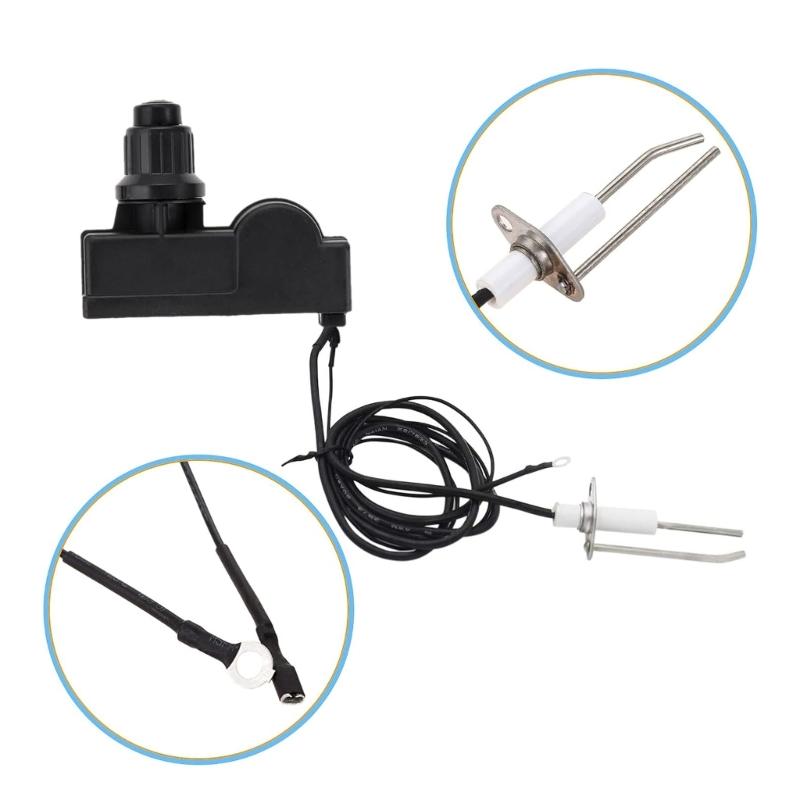 Low Pressure LPG Propane Gas Fireplaces Fire Pit Flame Failure Safety Control Valvesand Igniter Push Button Ignition Kit