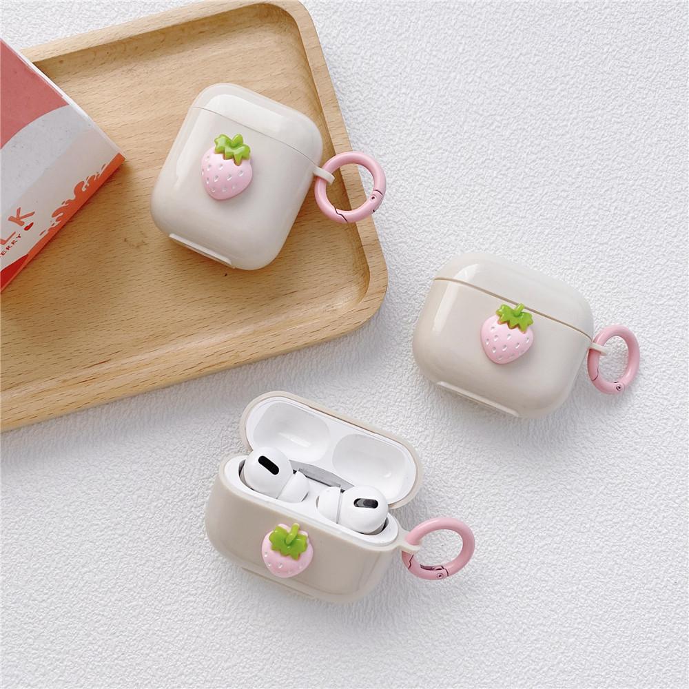 Love strawberry for Apple AirPods Pro1 generation Bluetooth headset case Apple 11 generation earphone case