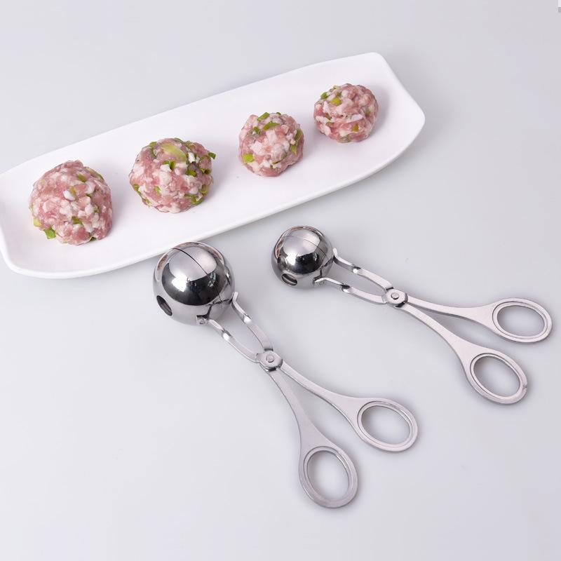 Non-Stick Stainless Steel Meatball Maker Mold for Rice & Fried Meatballs