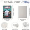1 Stück Disney Baymax & Freunde Metallblechschild - 20,32x30,48 cm Bunte Animations-Abenteuer-Kunst Wanddekoration, Langlebiges Eisen Motivatio