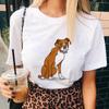 Women Basic Cartoon Printed Tee Summer Simple 90S Female Tshit Fashion Casual Lady Creative Personality Tops Graphic Clothes