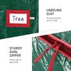 Christmas Tree Storage Bag Waterproof Moisture-proof Durable Christmas Tree Dustproof Zipper Bag Handbag