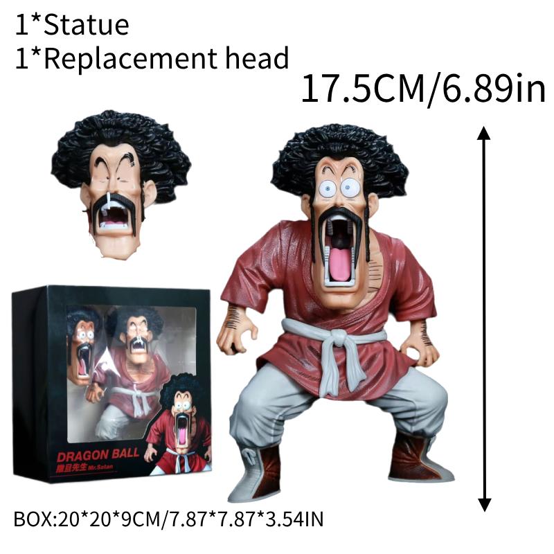 Dragon Hercule Ball Pvc Model Toy Doll Replaceable Double Head Decoration Gift