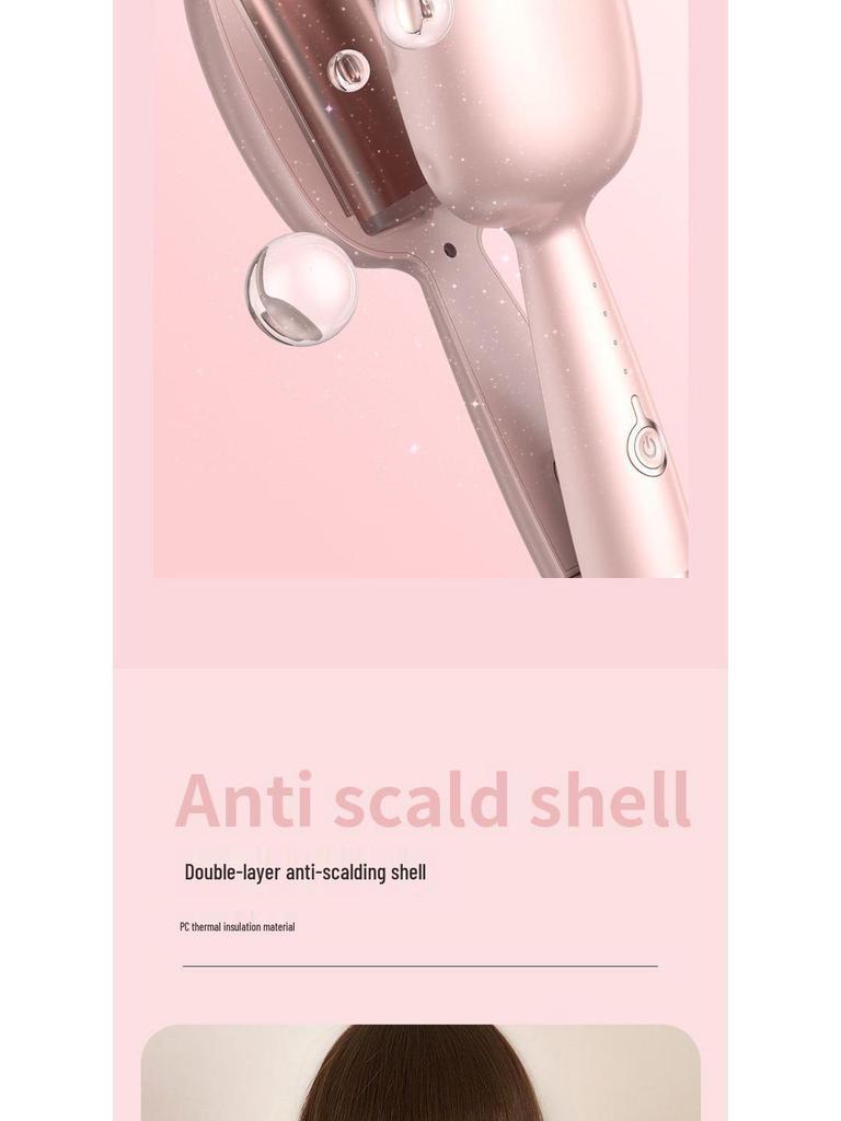 Automatic Hair Curler for Long-lasting French Waves - Gentle on Hair