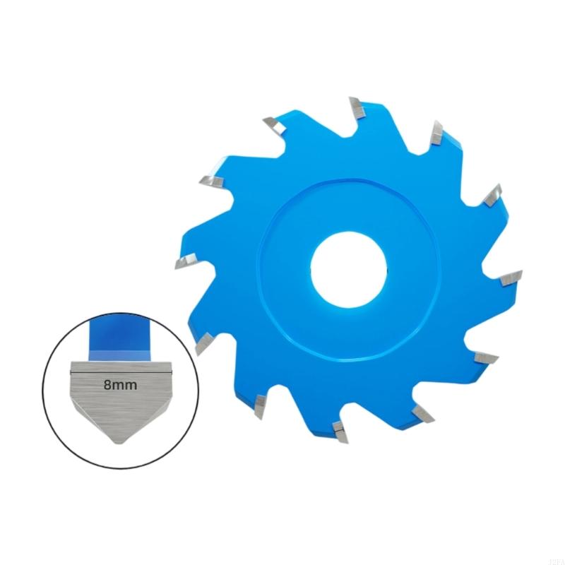 6/8/12 Teeth Sloting Cutter Carving Disc Knife Grinder Flat Door Shaper Cutter Wheel Rotary Milling Cutter