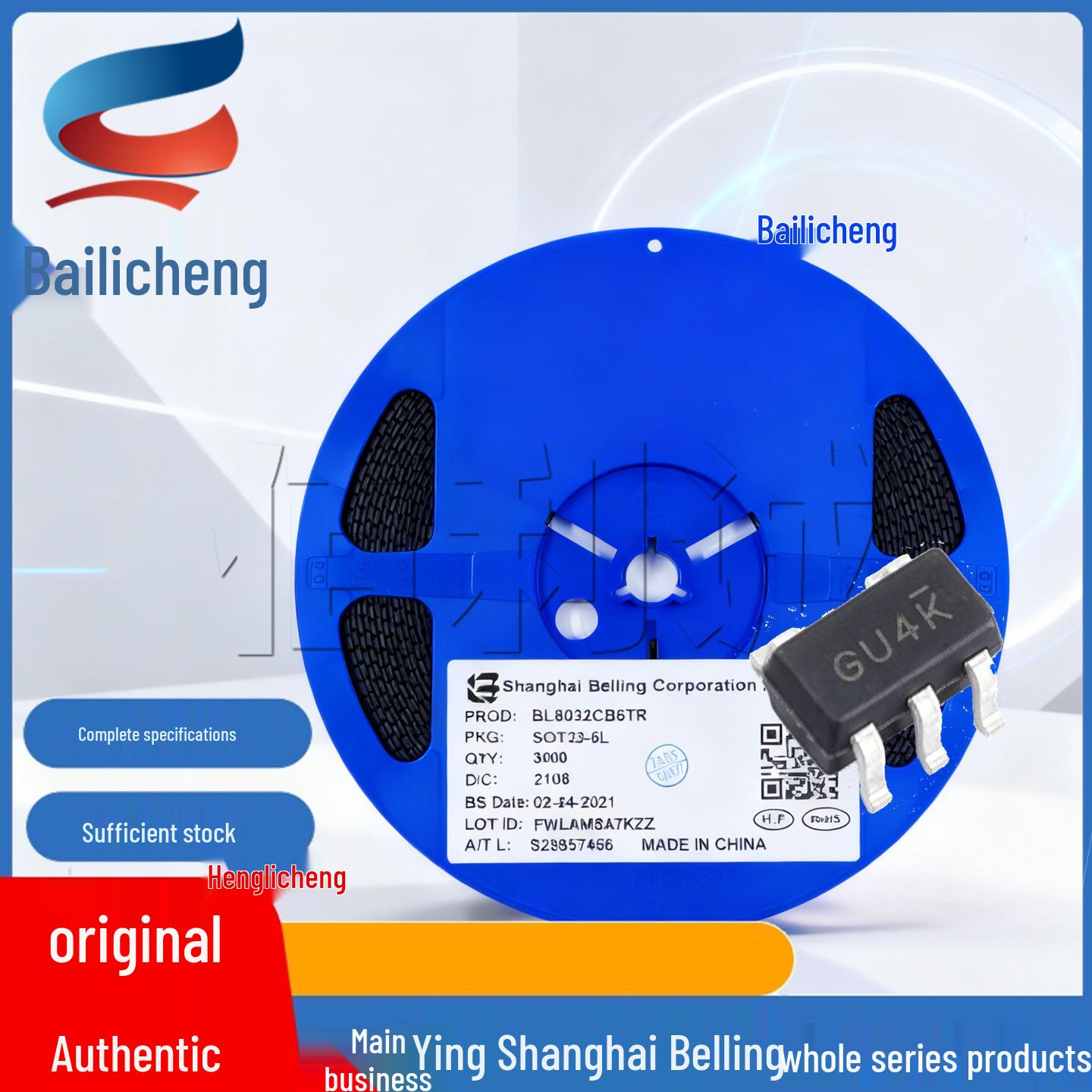 

BL9198-12BAPRN SOT23-5 Linear LDO Regulator, 1.2V
