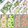 Avocado Collage Phone Case For Samsung Galaxy S25 Ultra S24 Ultra S9 S10 S20 S21 S22 S23 Plus S24 FE Cover
