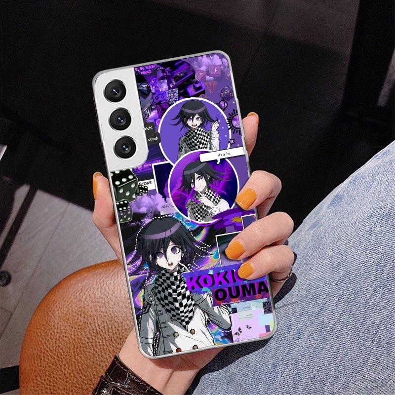 Danganronpa Kokichi Ouma Phone Case For Samsung Galaxy S24 S25 Edge S26 Ultra S23 S22 S21 Plus S20 FE + Personalized Print Cover