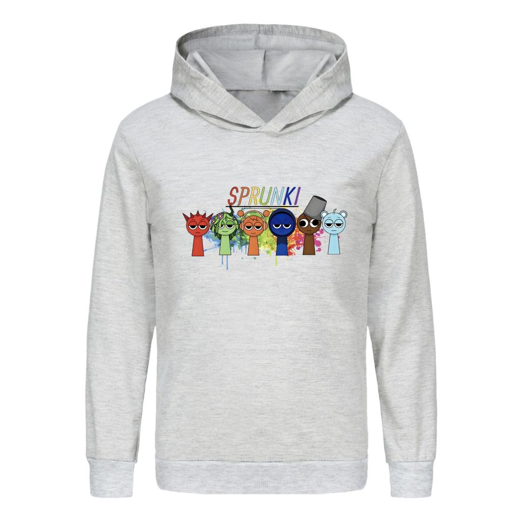 Dziecięca bluza z kapturem 3D Sprunki sweterek dziecięcy