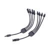 Solar Panel Connector 4 Branch Y Type Parallel Connector Solar Panel Extension Cable PV Wire Adapter