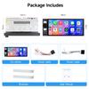 JIUYIN 6" Universal 1DIN Car MP5 Stereo Player Multimedia Radio Wireless CarPlay Android Auto FM USB Type-C Plug Touch Screen