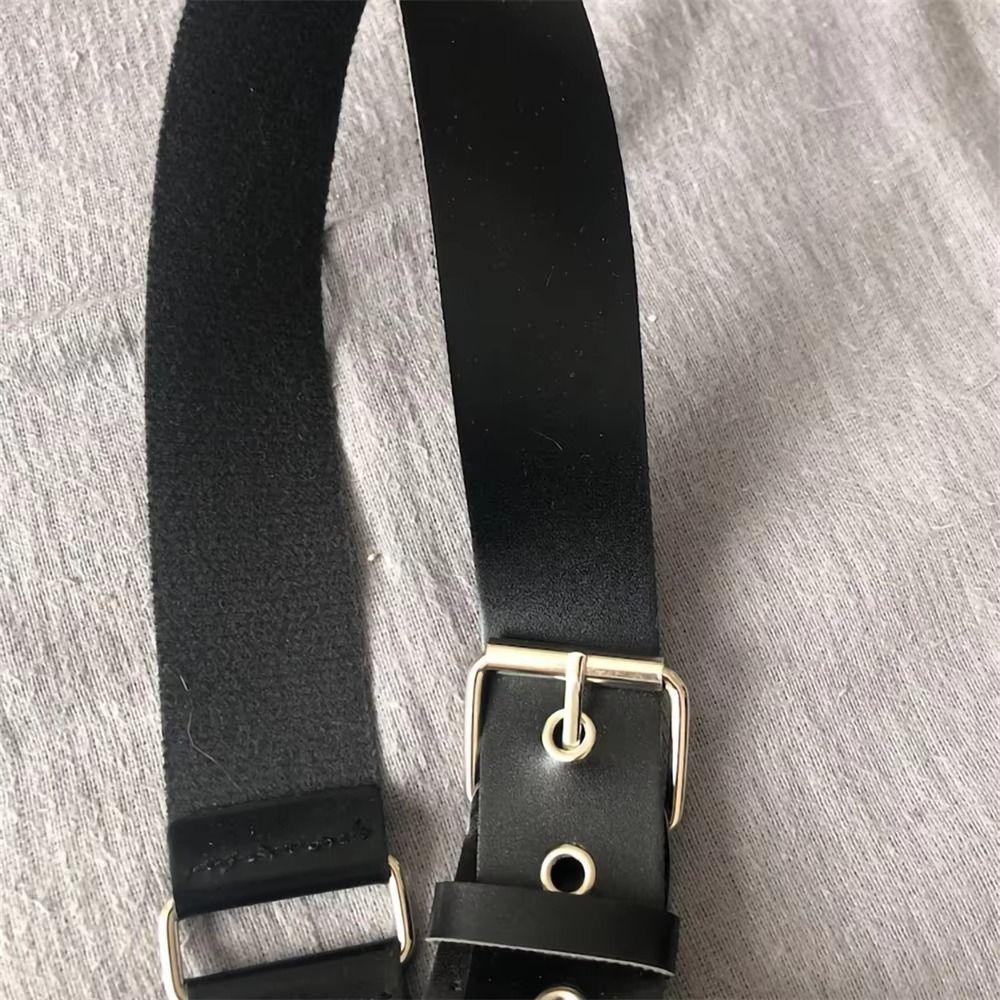 Harnaș din piele în stil stradal U, cu centură lată, cu bretele gotice, centură punk, corset pentru piept femei